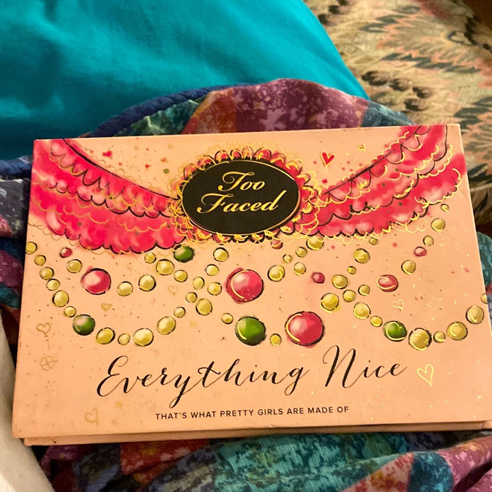 Rare collectible Too Faced gift set Everything Nice— brand new with brush set